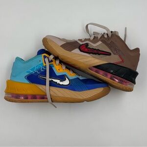 Nike Jordan Boys 6Y Low Space Jam‎ Coyote vs Roadrunner Sneakers